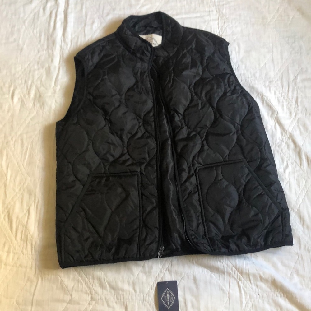 Mens Black Puffer Vest